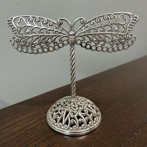 Brighton Silver Dragonfly/Butterfly Jewelry Stand